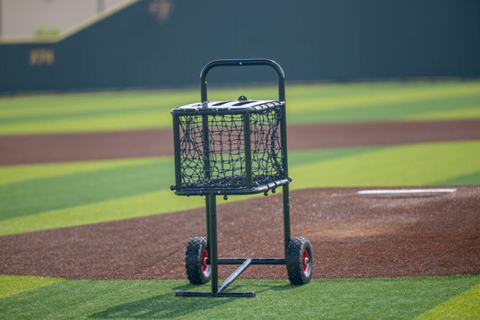 Pro Ball Cart- Medium w/ Lid w/ Bungee Net Saver