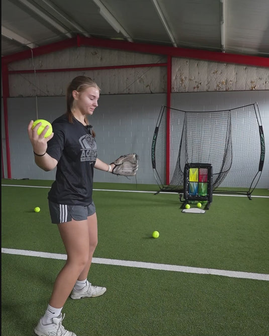 Colored 4 Hole Pitch Target